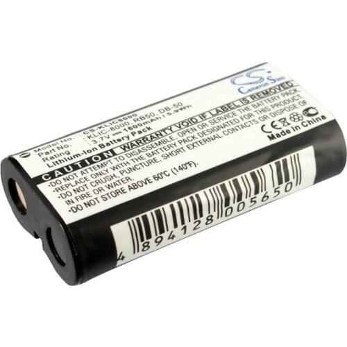 CS 1600mAh / 5.92Wh battery for RICOH Caplio R1, Caplio R1S, Caplio R2, Caplio RZ1, RICOH Caplio R1V DB-50