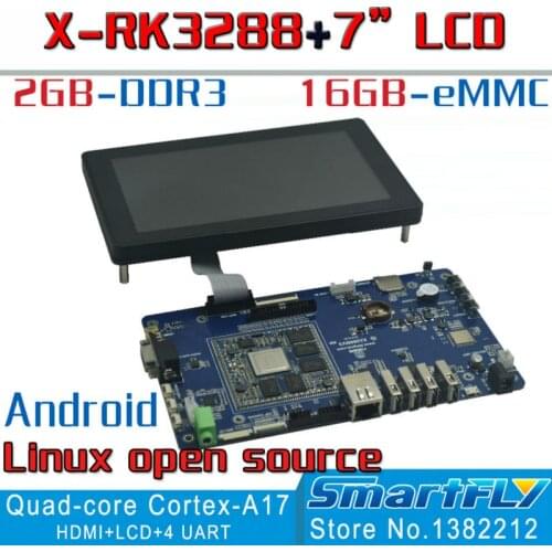 RK3288 Quad Core ARM Cortex-A17 Development Board 2GB DDR3 16G demo board 4K 2.4G/5GVWifi Firefly android linux demo board
