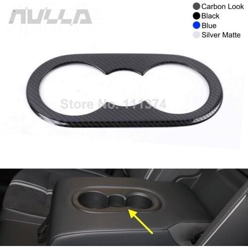 For VW Volkswagen Golf 8 MK8 2020 2021 Tiguan 2017 2018 2019 Car Interior Rear Seat Water Cup Holder Frame Cover Trim Accessorie
