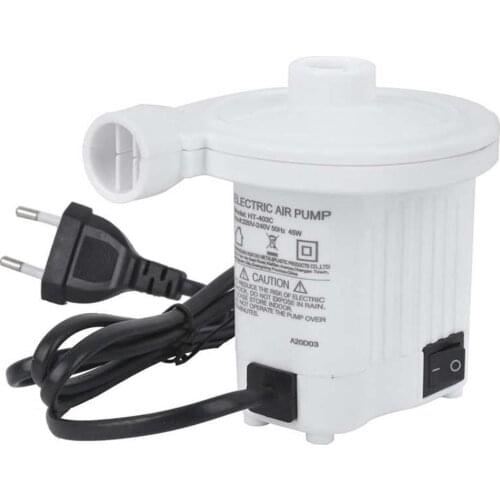 Ht-403c Electric Inflate Pump Ac220v-240v Lightweight Quick-fill Air Pump Water Sports High Quality Boat Accessories Eu plug