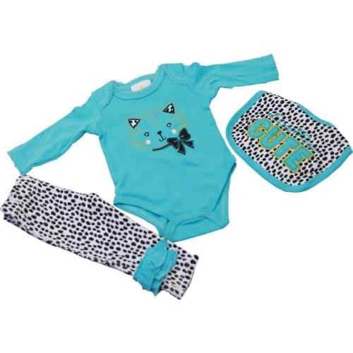 Fashion Baby Doll Clothes For 22-23 Inch Girl Boy 55-57 cm Reborn Baby Doll Suit Twins Blue and Pink Can Choose Doll Accessories