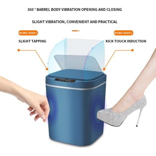 15L/18L Smart Sensor Trash Can Automatic Household Electronic Trash Bin Toilet Waterproof Garbage Can bedroom Storage Bucket Bin