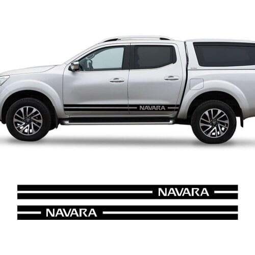 Pickup Door Side Stripes Stickers For Nissan Navara NP300 Truck Graphic Decor Decals Vinyl Custom Cover Auto Tuning Accessories