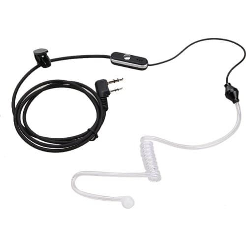 Earphones Headphones 2 Pin Acoustic Tube PTT MIC Earpiece Earphone for Baofeng Retevis Radios B
