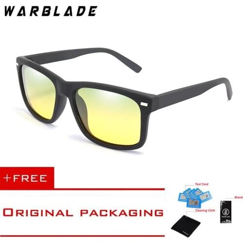 WarBLade Hot Day Night Polarized Sunglasses Men Women Driver Sun Glasses Male Goggles Night Vision Eyewear Lentes De Sol Mujer