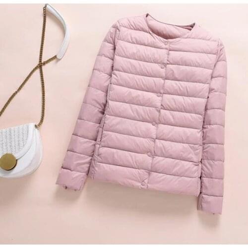 SEDUTMO Winter Plus Size 4XL Women Duck Down Jacket Ultra Light Short Coat Autumn Slim Thin Puffer Jacket ED872