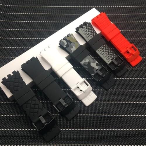 Silicone strap waterproof strap women watch band mens watch accessories for Swatch Touch SURW100SURB100SURB105SURR103SURB101