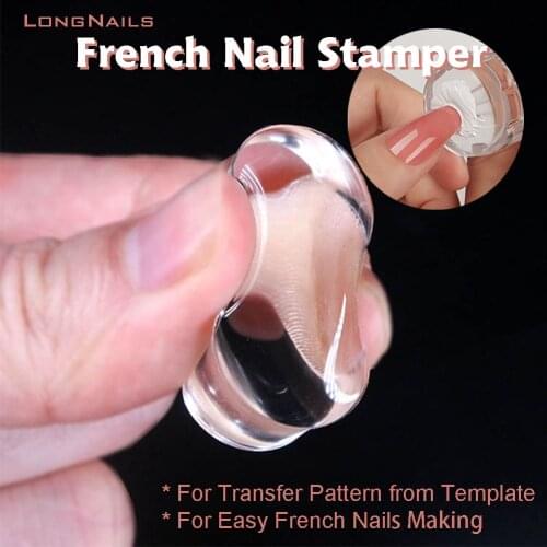 3.8*3.8cm Monocle Stamper Clear Jelly Print Silicone Collection 1Starry*Green Transfer Print Scraper Nail Template STAMPER 0H21S