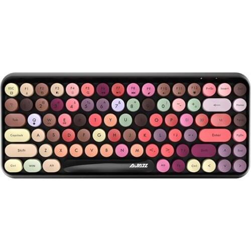 84 Keys Wireless Computer Keyboard Portable Wide Compatibility Bluetooth-compatible 3.0 Tablet Keyboard