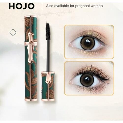 Hojo Chinese Style Curling Mascara Eyelashes Waterproof And Sweat-proof Non-smudge Long Thick Mascara Eye Lashes Makeup TSLM2