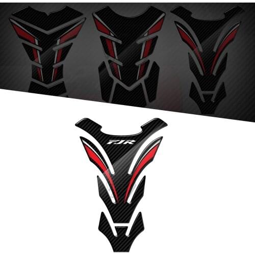 For Yamaha FJR 1300 FJR1300 A/AS/ABS 3D Carbon-look Motorcycle Tank Pad Protector Sticker