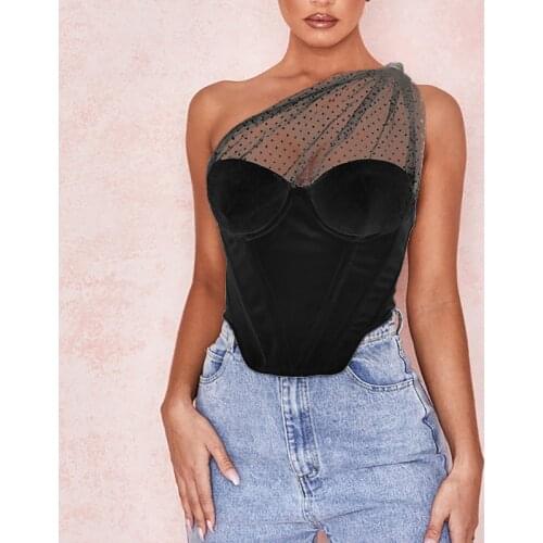 Summer Tops for Women 2021 White off Shoulder Corset Top Sleeveless Y2k Fairy Grunge Aesthetic Clothes