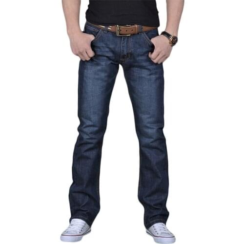 2019 Spring and Autumn Fashion Casual Fashion Designer Button Jeans Famous Straight Jeans Mens Micro-elastic Hollow Jeans