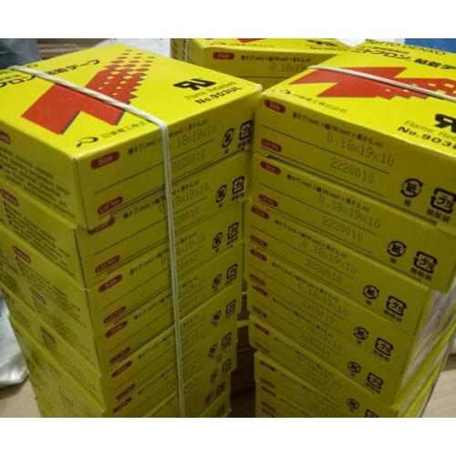 30Rolls/Lot High Quality Nitto Denko Tape 903UL Nitoflon Silicone Adhesive Tape (T0.18mm*W19mm*L10m)