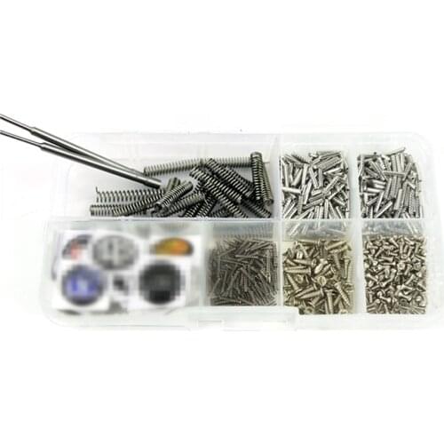 Car Flip Remote Key Accessories Repair Tool Fixed Pins Screws Set Lock Pin Spring Peg Universal 692Pcs