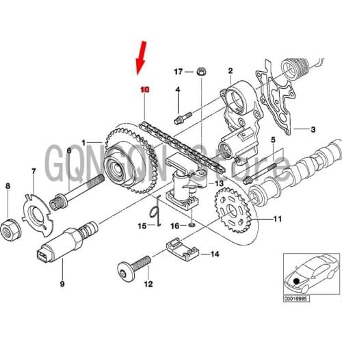 CAR timing drive chain bm wE38 740I M62 E39 535I E39 540I Engine timing chain Timing drive chain Drive chain