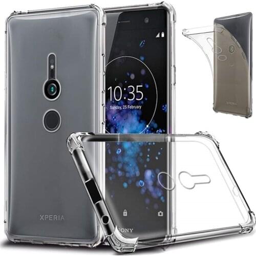 For Sony Xperia L1 L2 L3 L4 Case Airbag Soft Silicone TPU Shockproof Cover Phone Case for Sony Xperia 1 5 XA1 XA2 XA3 Ultra Plus