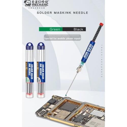 18 Kinds FAE-Train Solder Mask Oil Black/Green UV Solder Mask PCB BGA Paint Prevent Soldering Syringe Welding Fluxes Oil