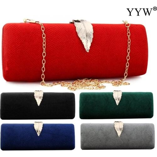 Elegant 2021 Women Velvet Clutch Bag Luxury Exquisite Vintage Mini Wallet Purse For Ladies Party Wedding Handbag Evening Bag