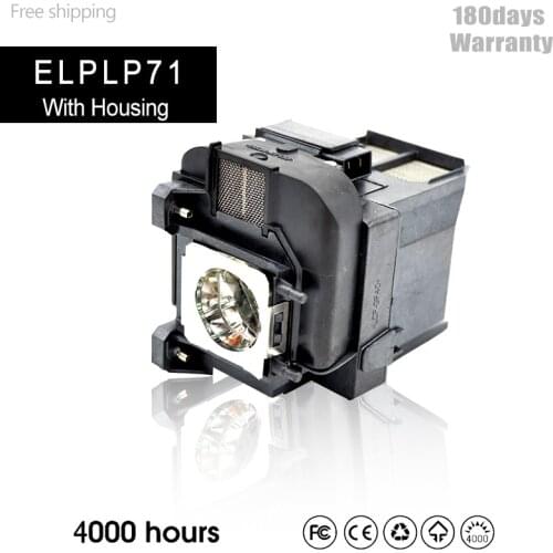 ELPLP71/V13h010l7 Projector Bulb Lamp With Housing EB-470 EB-475W EB-1410WI EB-475W EB-480 EB-485WI BrightLink 475Wi 480I