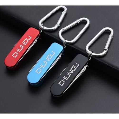 Creative Multifunctional Nail Clippers Scissors Keychain for Women Men Stainless Steel Key Ring Holder Bag Charm Gift