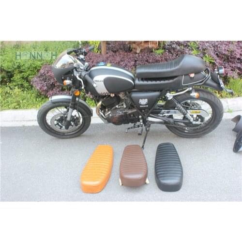 5 KIND colour Motorcycle Hump Cafe Racer Seat For Suzuki For Honda For Yamaha SR400 SR500 XS650 Waterproof ABS PU Leather