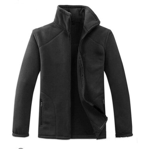 Men Outdoor Winter Plus Size Fleece Jacket Winter Warm Camping Climbing Trekking Coats Ski Sport Thermal Hiking Jackets