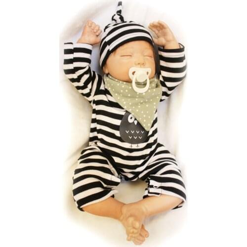 50cm Fashion Real Reborn Soft Silicone Doll Newborn Babies for Sale Full Vinyl Reborn Baby Dolls Kids Gifts