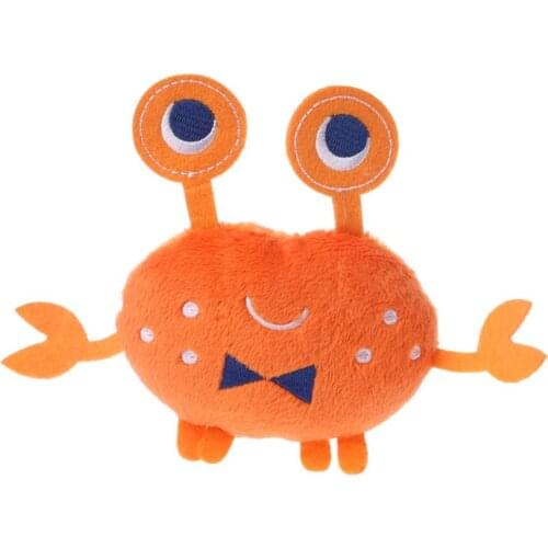 Soft Plush Pet Dog Toys Puppy Cartoon Lobster Crab Interactive Toys