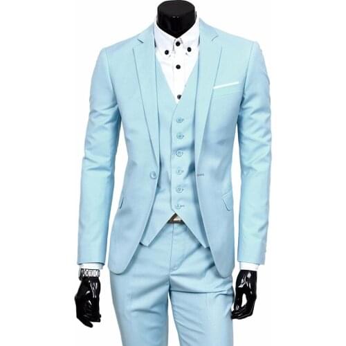 Latest Coat Pant Gentleman Suit Business Blazer Slim Fit Men Suit Wedding Suits Jacket Pants Vest Set Traje Hombre Men Tuxedo