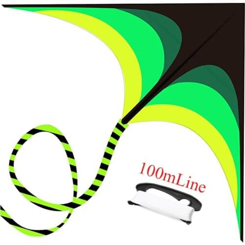 Outdoor Fun Toy 1.6/2/2.8m Power Large Triangle Kite Tails For Adults Wind Nylon Good Flying Children Factory With Tools