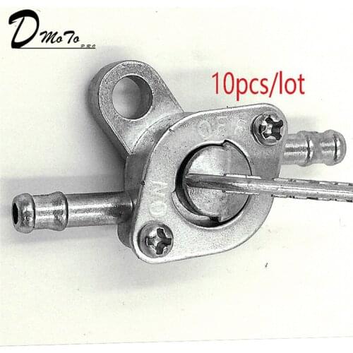 10pcs Plastic Oil Filter Fuel Taps fuel hose for pocket bike dirt bike motorcycle pit bike scooter tank switch