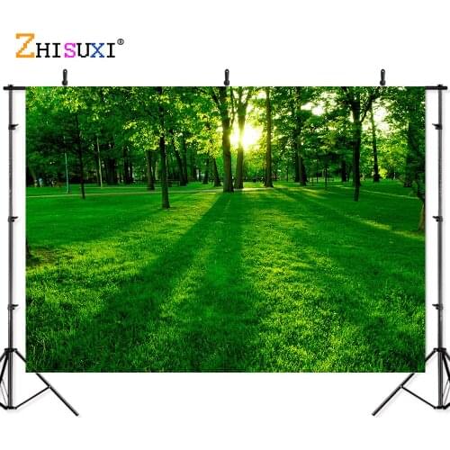 Natural Scenery Photography Background Forest Wheat Field Landscape Travel Photo Backdrops Studio Props 21512 ZRFJ-06