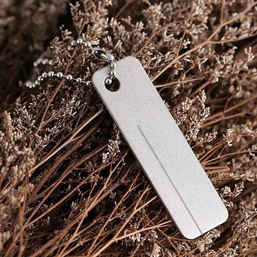 Outdoor camping Simple Mini Super-hard Diamond Sharpener Sharpening Whetstone for Grinding Hooks Manicure EDC tool FW071