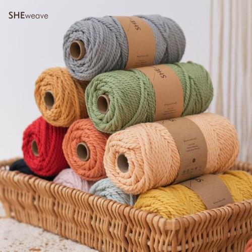 4MM Macrame cord ,cotton cord,,macrame cotton rope for macrame supplies,wall hanging,plant hangers