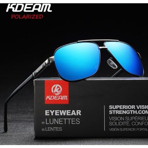 KDEAM Women Men Sunglasses Summer Beach Drive Sun Glasses UV400 Sunglasses Men Polarized KD385 Dropshipping