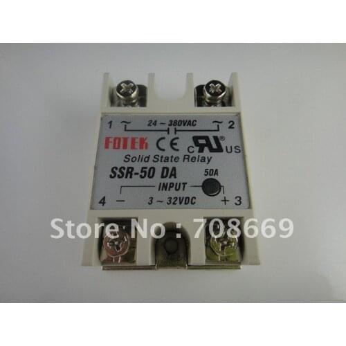 Solid State Relay SSR-50DA 50A /250V 3-32VDC 24-380VAC