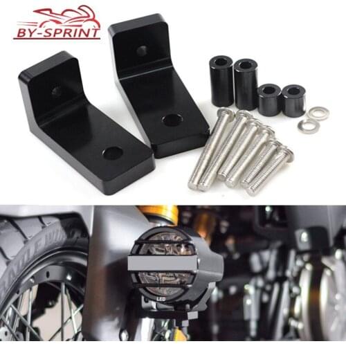 Motorcycle Universal CNC Headlight Mount Brackets Fork Ear Chopper Headlamp Holder For Yamaha Honda Suzuki Ducati Kawasaki BMW