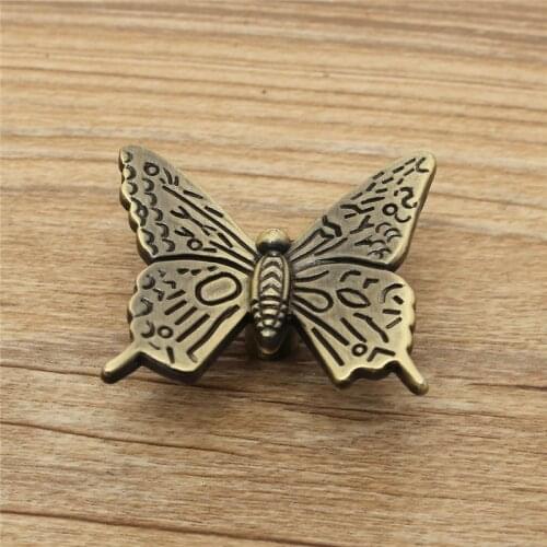 Vintage Butterfly Handle Pull Knob Furniture Door Handles/Cupboard/Cabinet Knobs Kitchen/Drawer Pull Handles Home Decoration