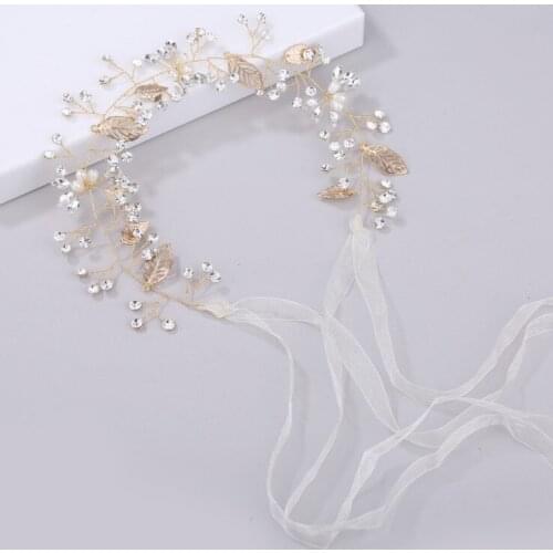 Fashion pearl crystal Wedding Prom Party princess headband Women Girls rhinestone pageant tiaras and crowns for bride hair