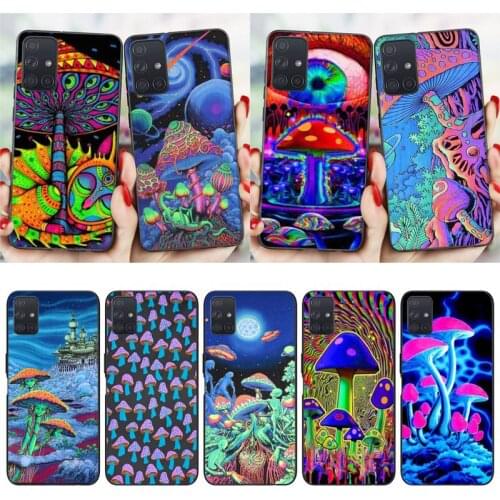 ZOROXU Weird Trippy Mushroom Psychedelic Art Phone Case For Samsung Galaxy S20 21 Note10 20 A30 50 70 71 Plus Ultra