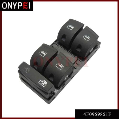 1pcs Master Power Window Switch 4F0959851 4F0959851F For A3 A6 S6 C6 Allroad Q7 RS6 4F0 959 851 4F0 959 851F