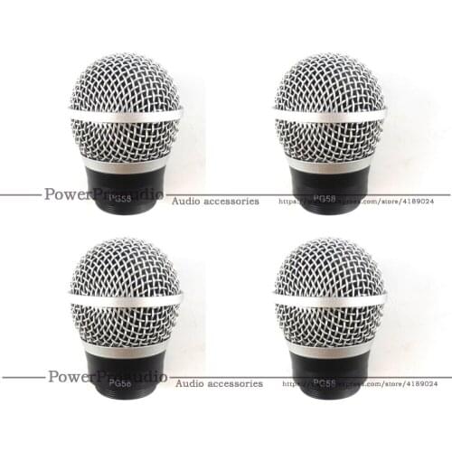 4pcs Replacement Cartridge Capsule Head for Shure RPW110 PG58 Wireless Microphone