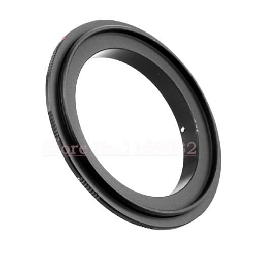 49 52 55 58 62 67 72 77mm AF-58 Lens Macro Reverse Adapter Ring for sony A33 A35A55 A65A77 A290 DSLR and Film SLR camera