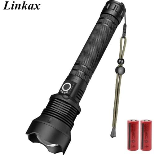 Aluminum Alloy LED Flashlight Tactical Outdoor Waterproof Zoomable LED Flash Lamp Torch Lantern High Quality for Camping Hiking