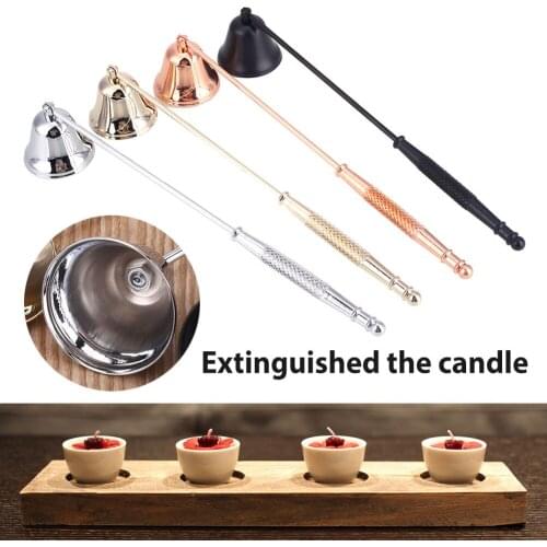 Noble Banquet Accessories Tools Stainless Steel Home Wedding Candle Extinguisher Candle Snuffer Economic Vintage Bell Shape
