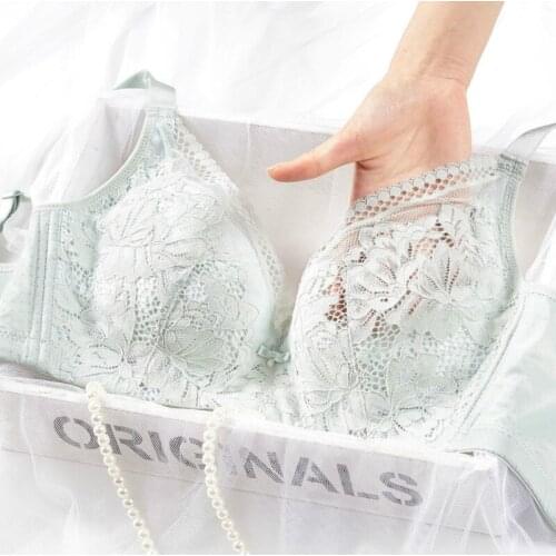Summer Ultra-thin Womens Bra Fashion Boutique Lace Multi Color Select Girl Bras Comfortable No Rims Gather Bralette