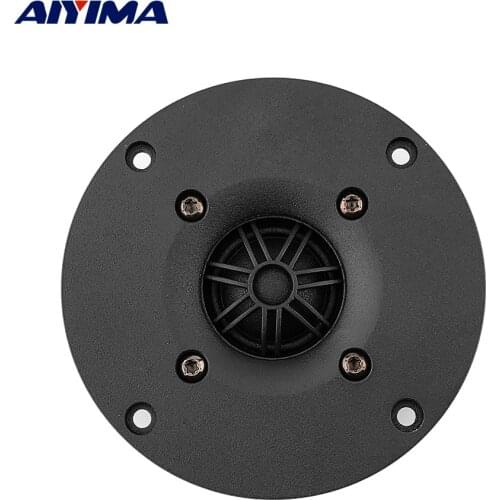 AIYIMA 4 Inch Tweeter Audio Speaker Driver 35W Silk Film HIFI Fever Treble Sound Speaker Aluminum Panel Loudspeaker Home Theater