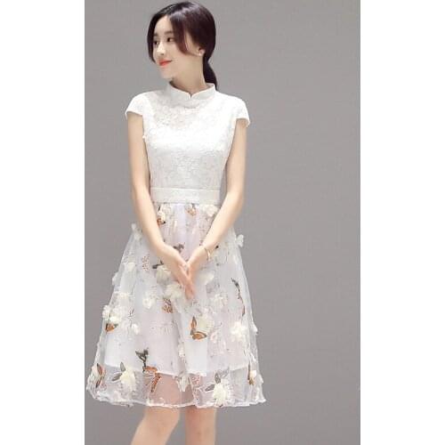 Белые летние платья DJGRSTER China At AliExpress