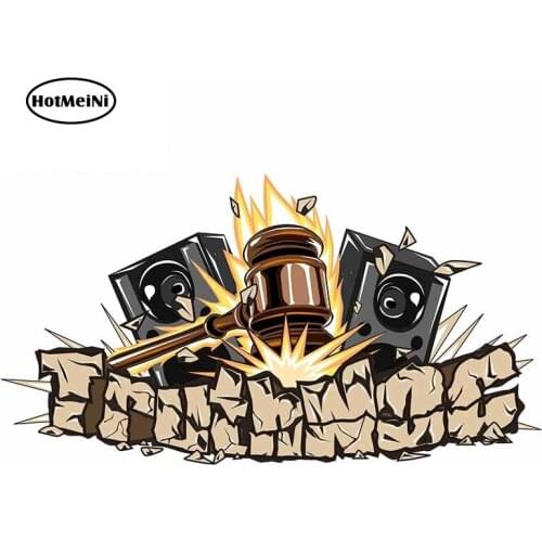 HotMeiNi 13cm x 7.1cm for Pics for Rap Battle Logo Vinyl Car Sticker Car Stickers and Decals Waterproof Decal Laptop